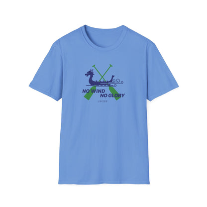 No Wind No Glory | Crossed Paddles Edition | Premium Paddling Tee