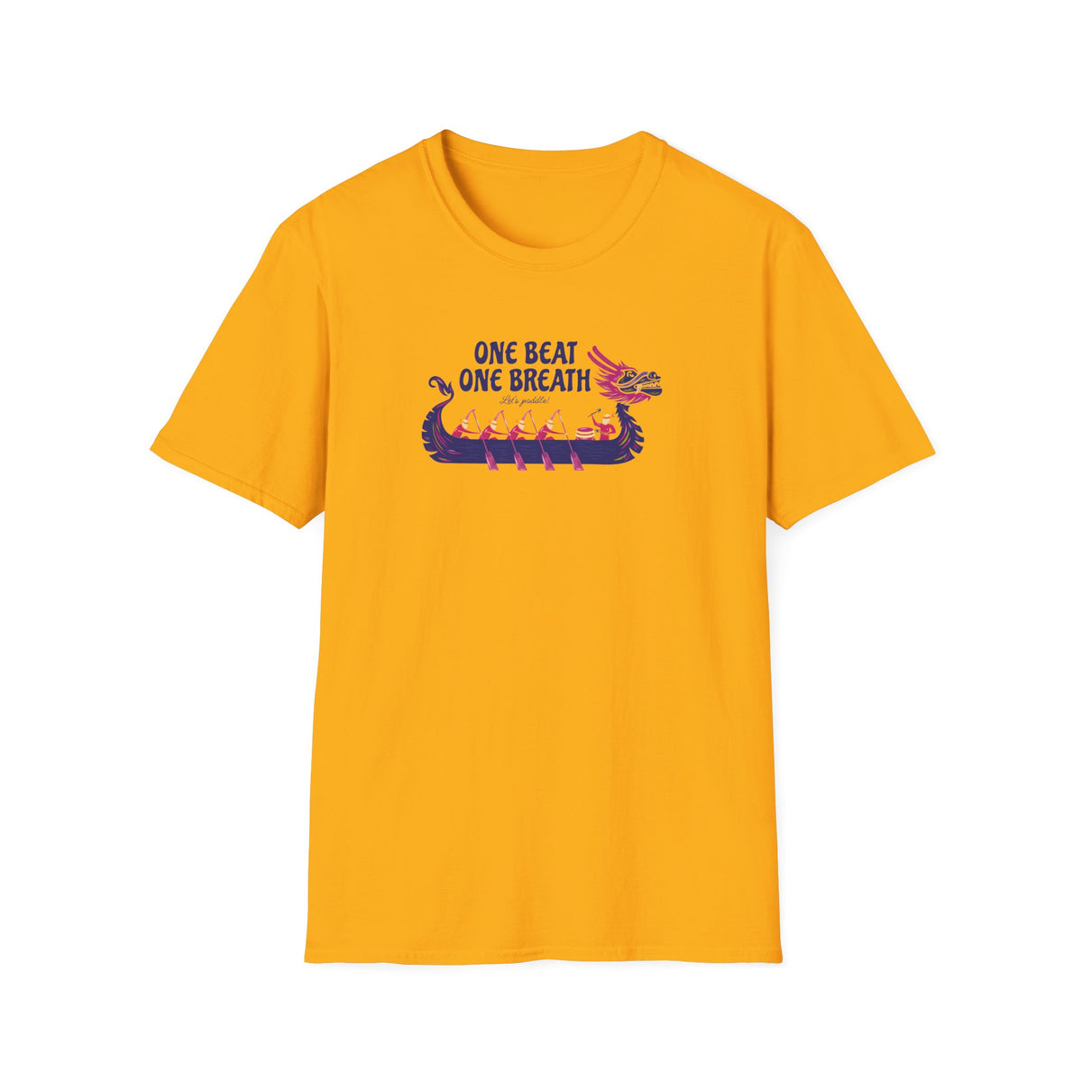One Beat One Breath Dragon Boat T-Shirt | Premium Paddling Tee - RR