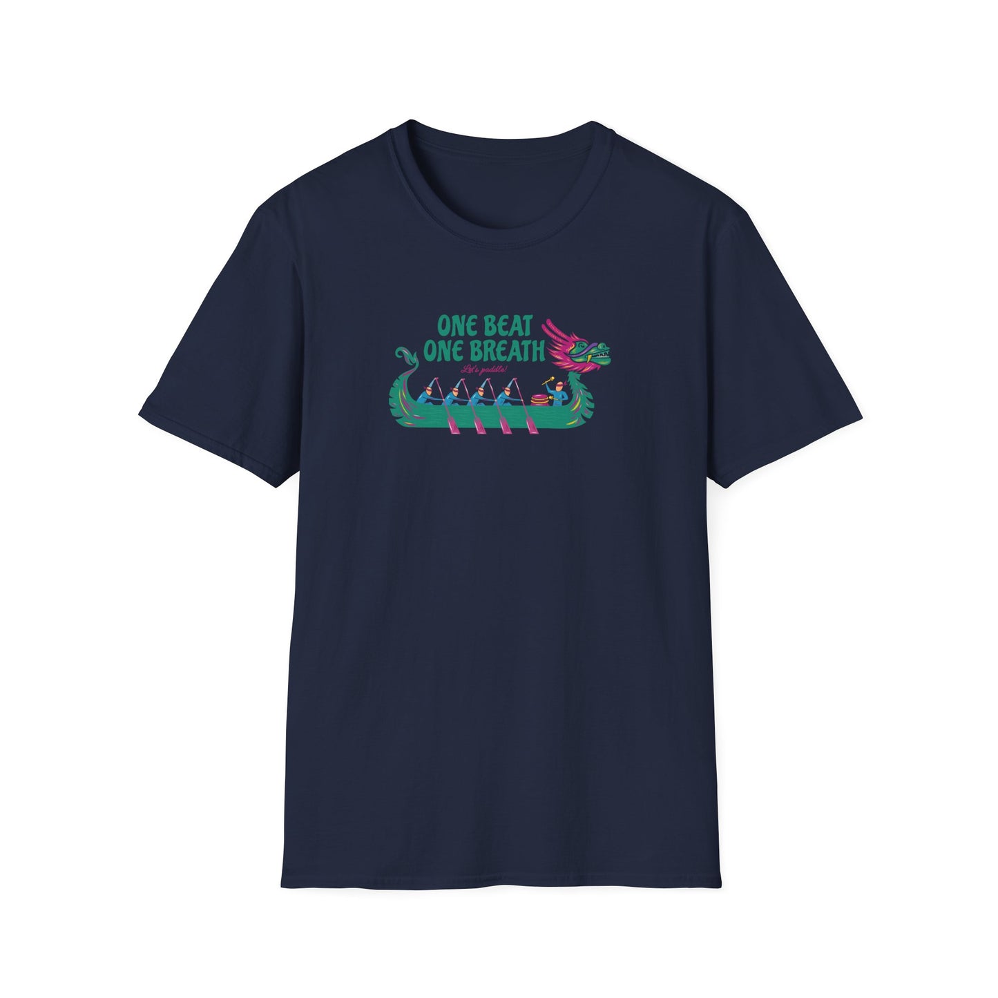 One Beat One Breath Dragon Boat T-Shirt | Premium Paddling Tee