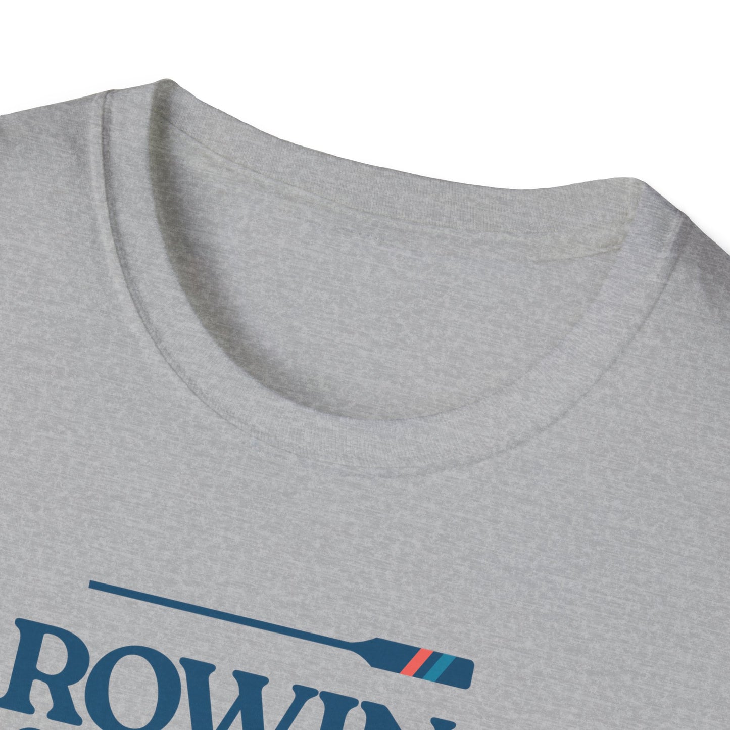 Rowing Gets You Wet — Stripe Oar Edition | Premium Rowing Tee