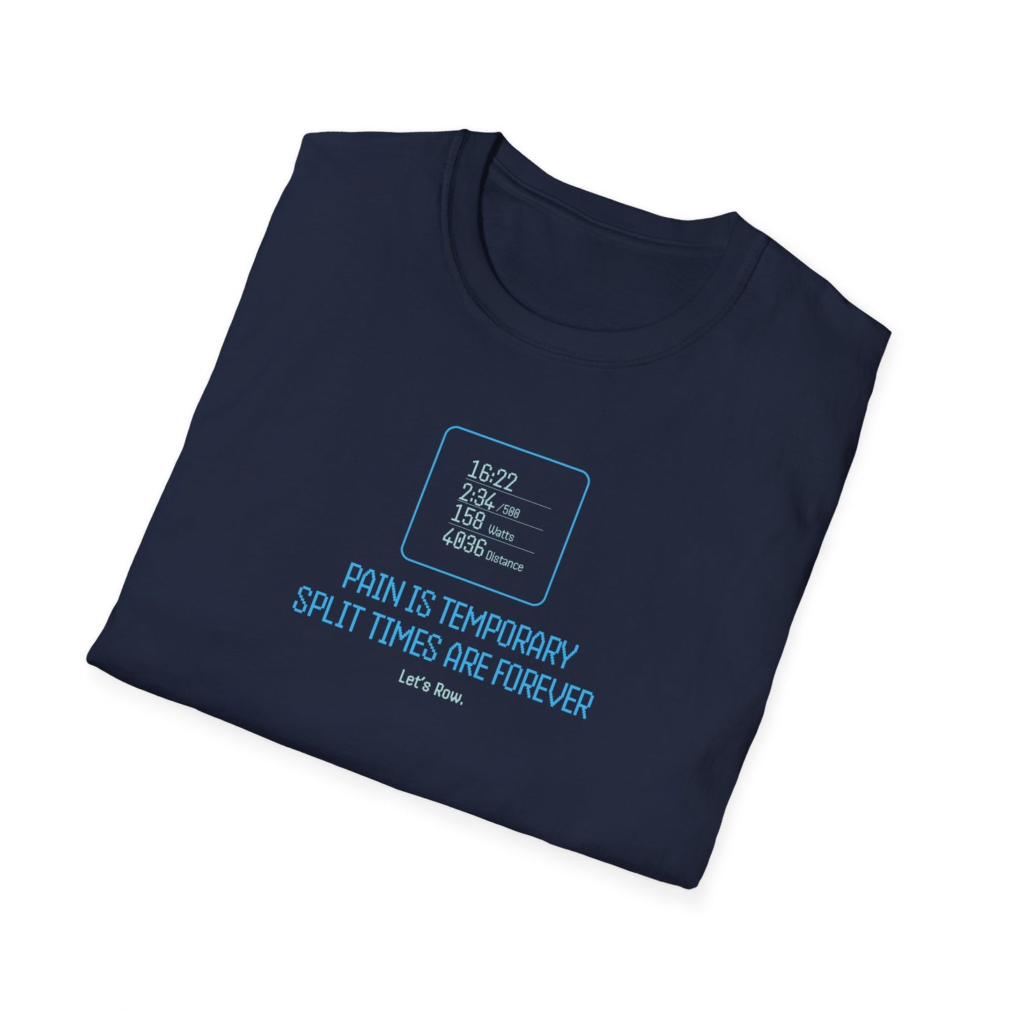 Pain Is Temporary — Split Time Edition | Premium Rowing Tee