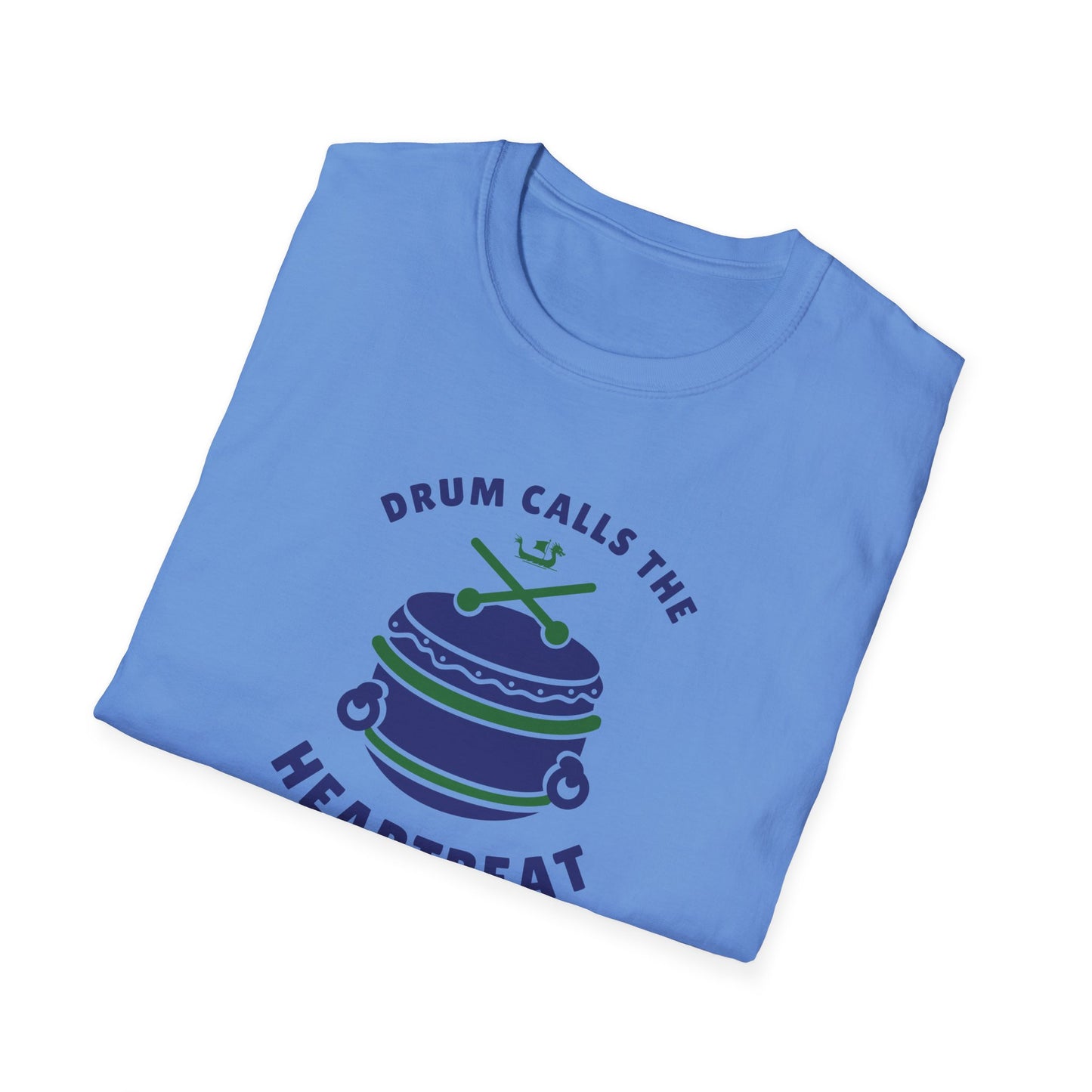 Drum Calls the Heartbeat Dragon Boat T-Shirt | Premium Paddling Tee