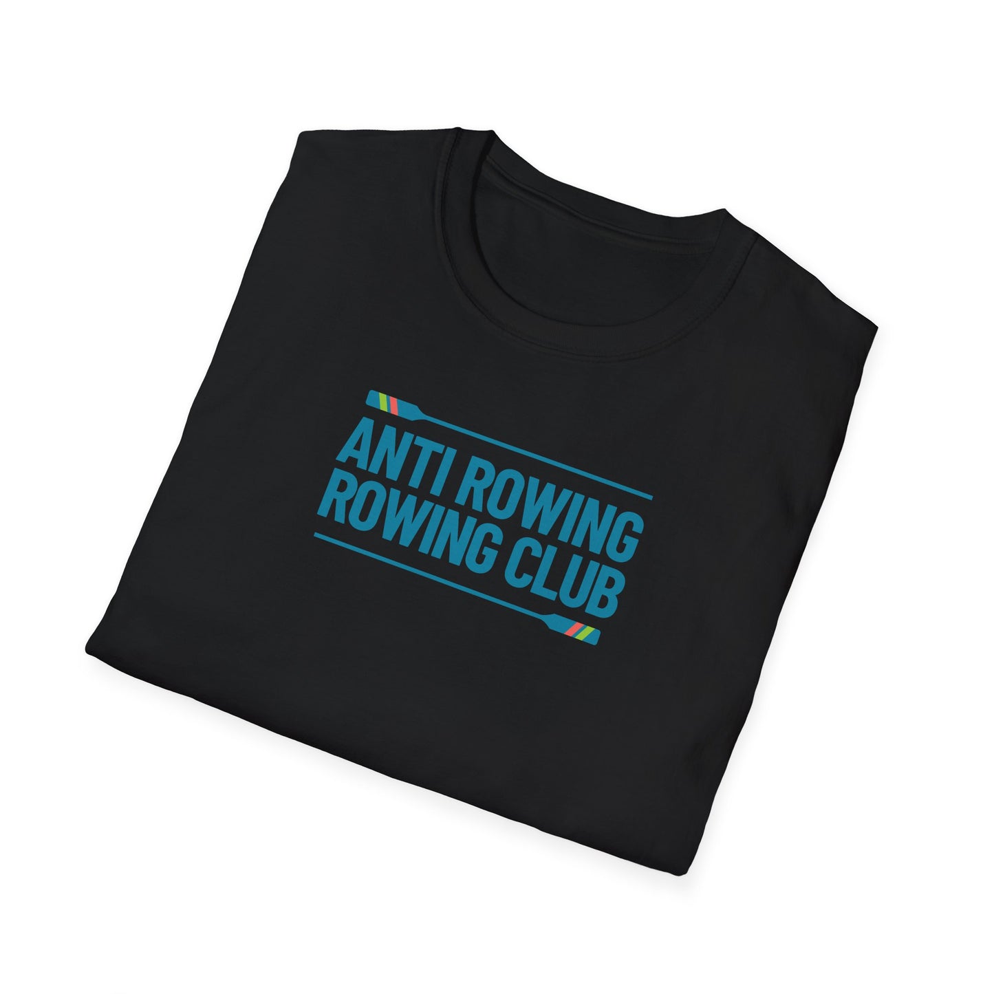 Anti Rowing Rowing Club — Stripe Oar Edition | Premium Rowing Tee