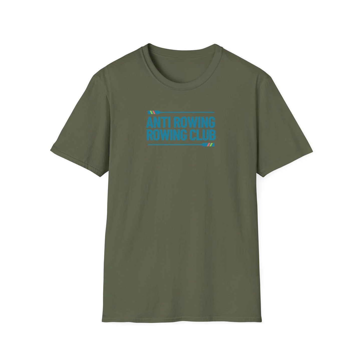 Anti Rowing Rowing Club — Stripe Oar Edition | Premium Rowing Tee