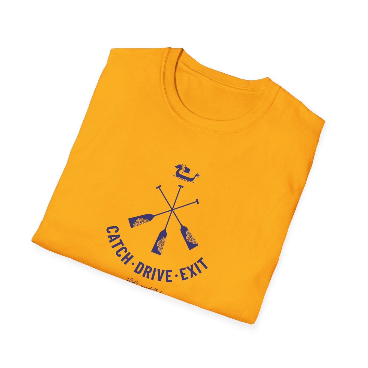 Catch · Drive · Exit | Crossed Paddles Edition | Premium Paddling Tee