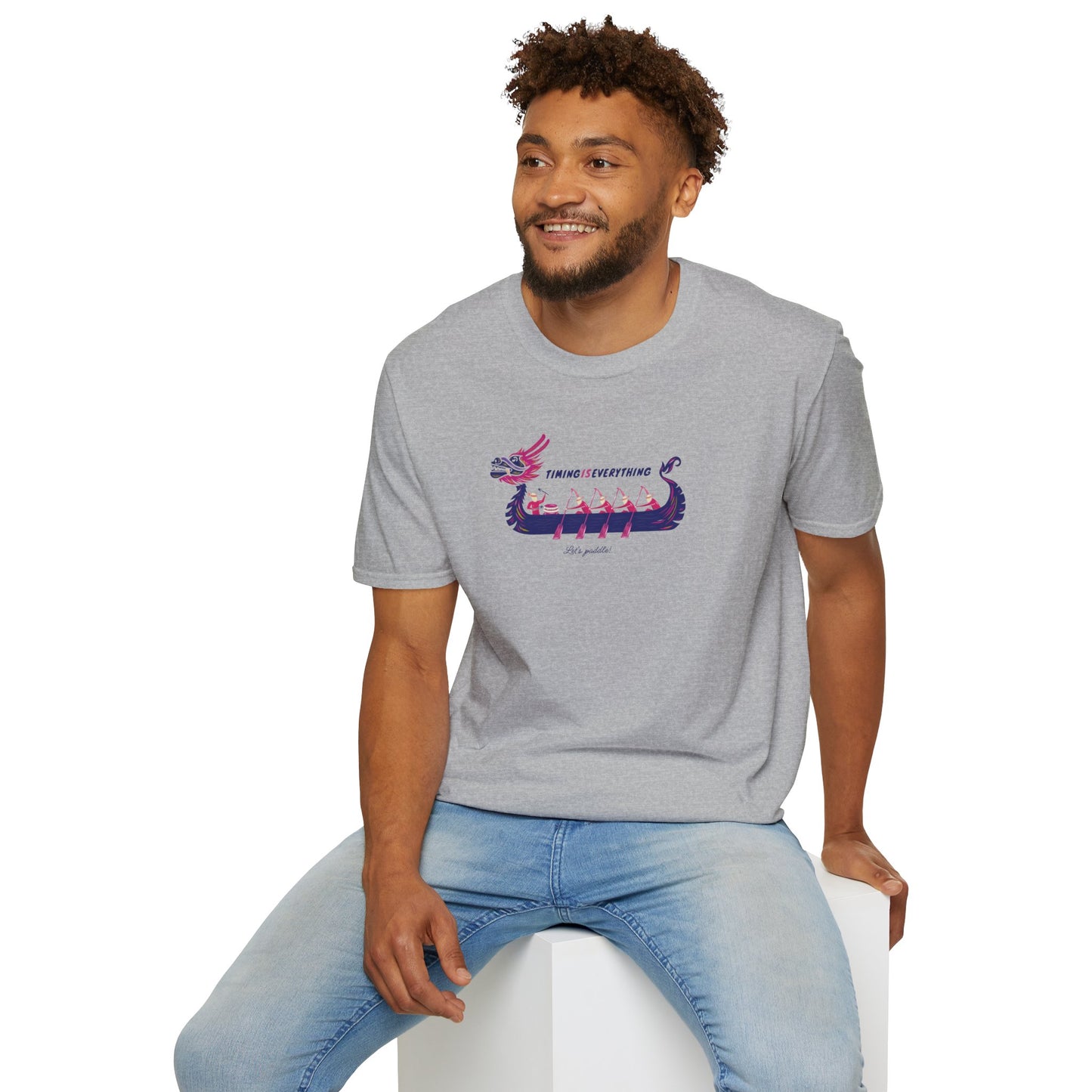 Timing Is Everything | Dragon Boat Edition | Premium Paddling Tee