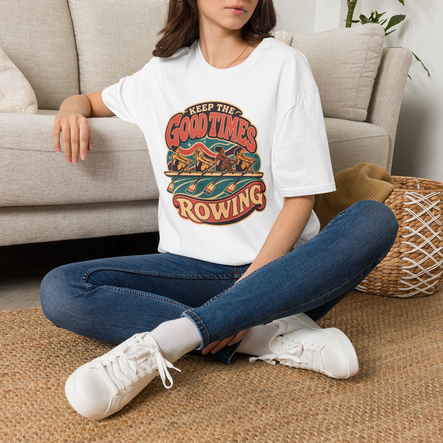 Keep The Good Times Rowing | Premium Rowing Tee
