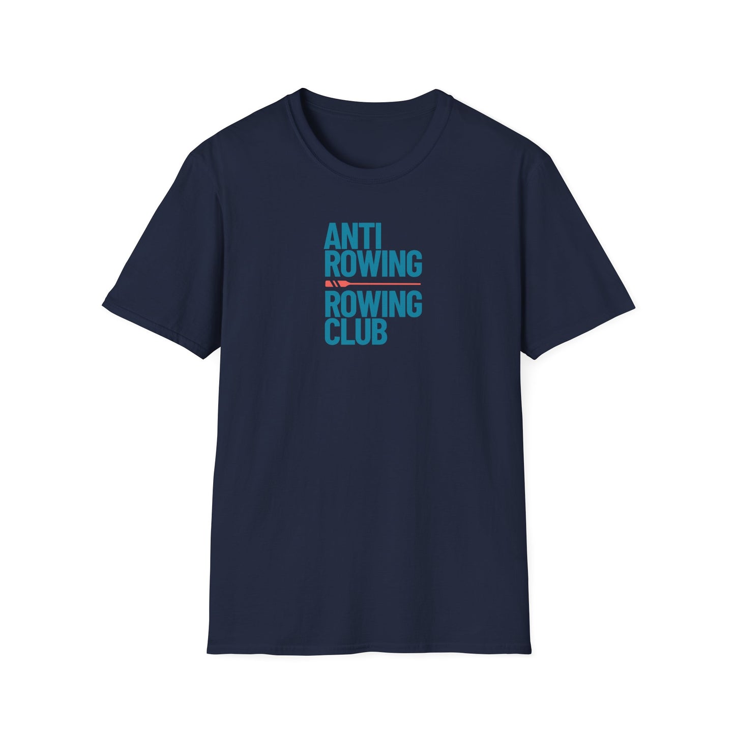Anti Rowing Rowing Club — Coral Blade Edition | Premium Rowing Tee