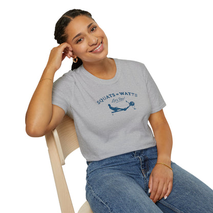 Squats = Watts | Premium Rowing Tee - RR