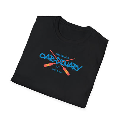 Oar-dinary Day — Script Edition | Premium Rowing Tee