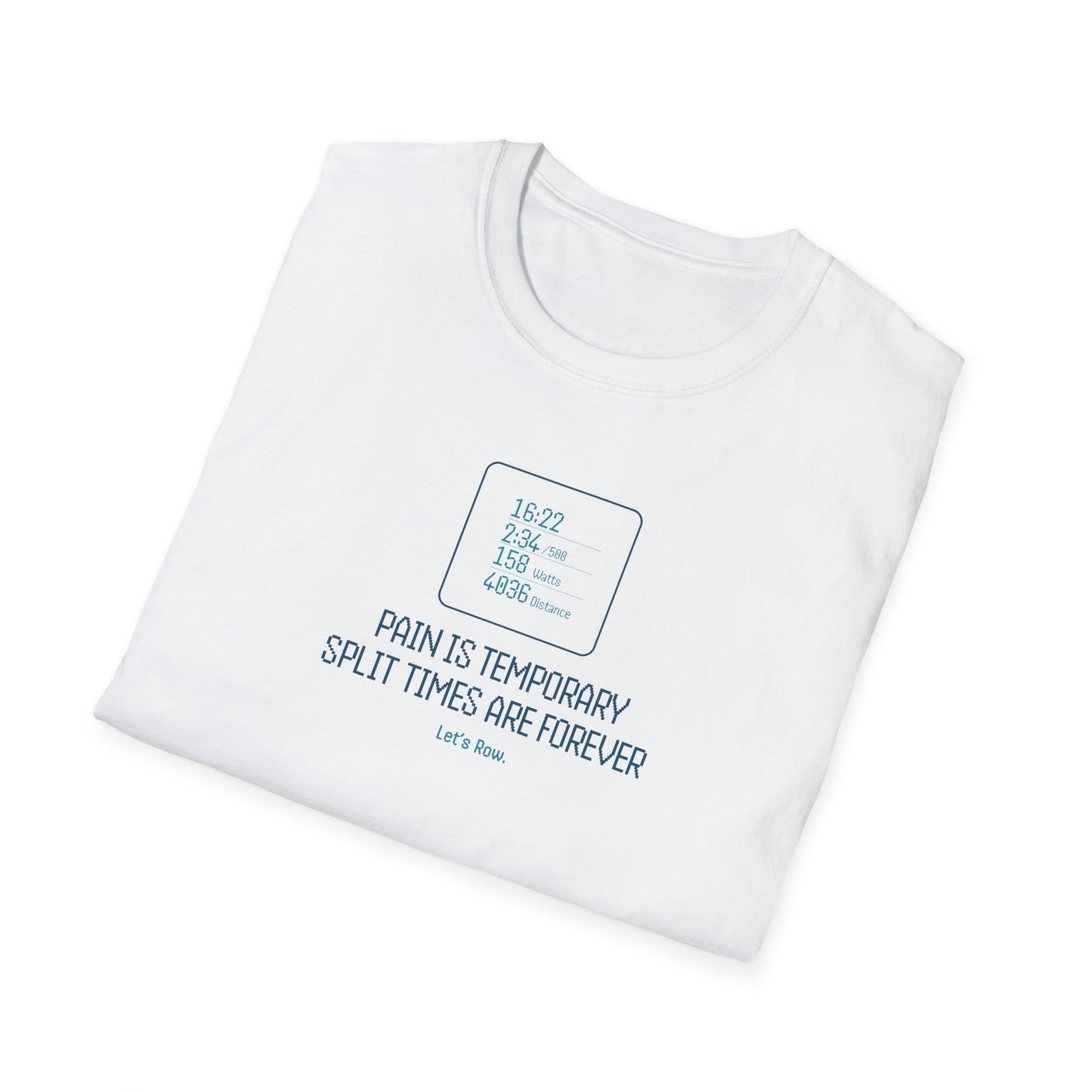 Pain Is Temporary — Split Time Edition | Premium Rowing Tee