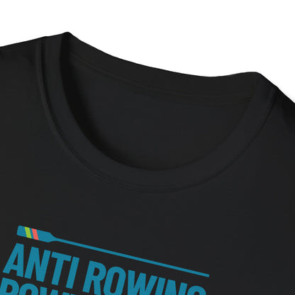 Anti Rowing Rowing Club — Stripe Oar Edition | Premium Rowing Tee