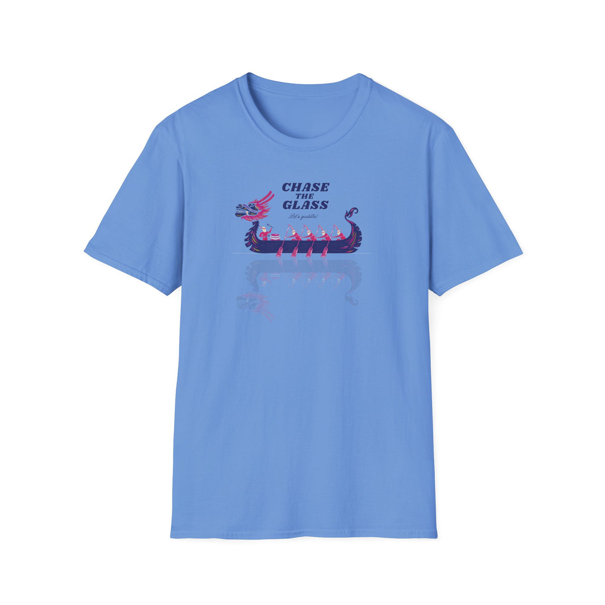 Chase the Glass Dragon Boat T-Shirt | Premium Paddling Tee - RR