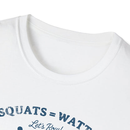 Squats = Watts | Premium Rowing Tee - RR