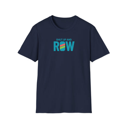 Shut Up and Row — Stripe Icon Edition | Premium Rowing Tee