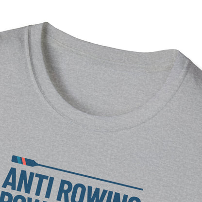Anti Rowing Rowing Club — Stripe Oar Edition | Premium Rowing Tee