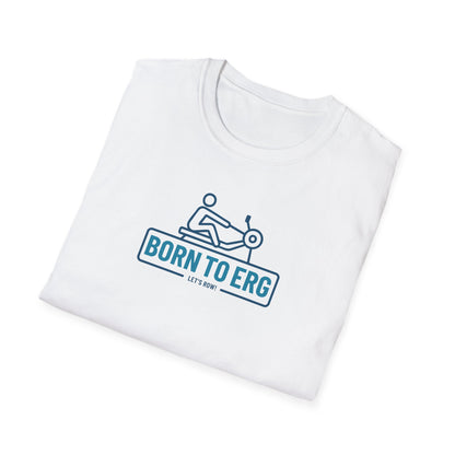 Born to Erg — Minimal Icon Edition | Premium Rowing Tee