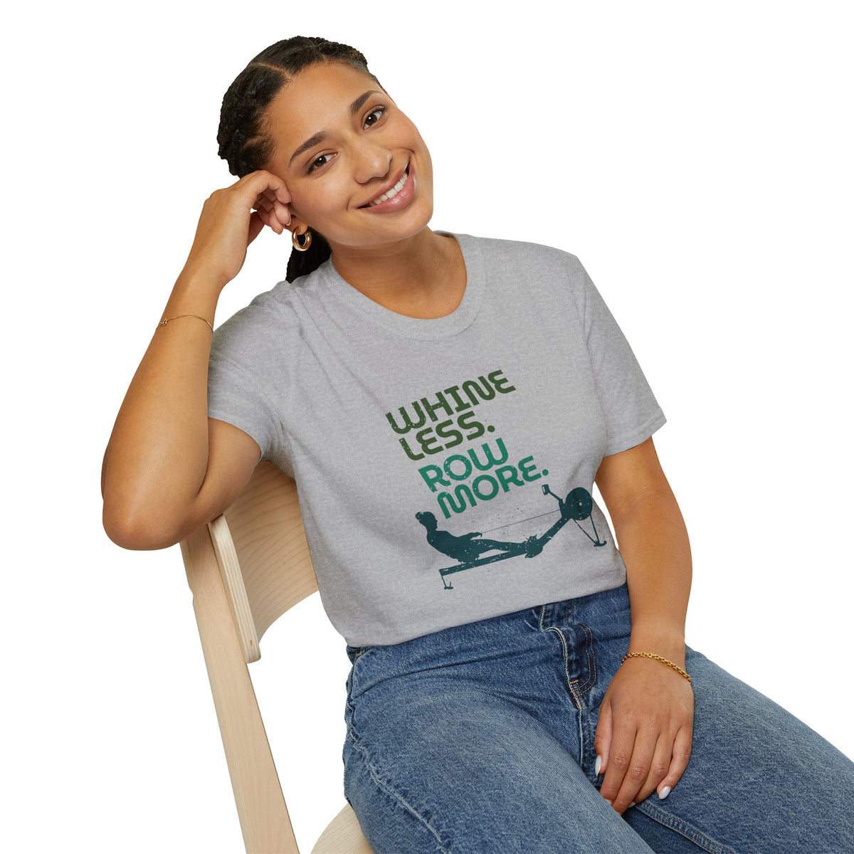 Whine Less. Row More. | Premium Rowing Tee - RR