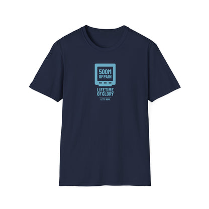 500M of Pain — Vertical Monitor Edition | Premium Rowing Tee