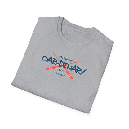 Oar-dinary Day — Script Edition | Premium Rowing Tee