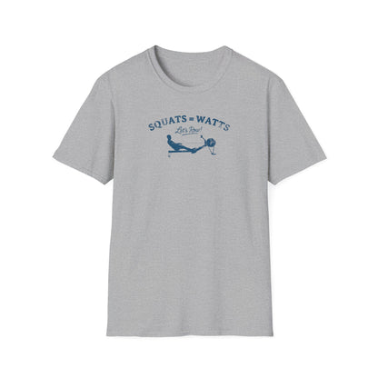 Squats = Watts | Premium Rowing Tee - RR