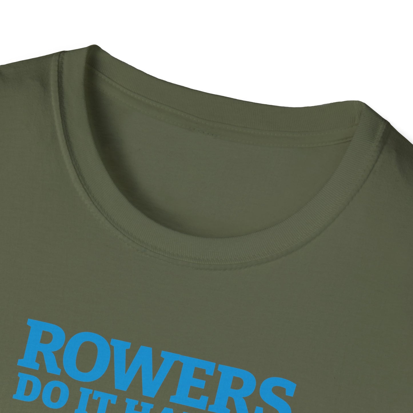 Rowers Do It Harder — Bold Classic Edition | Premium Rowing Tee