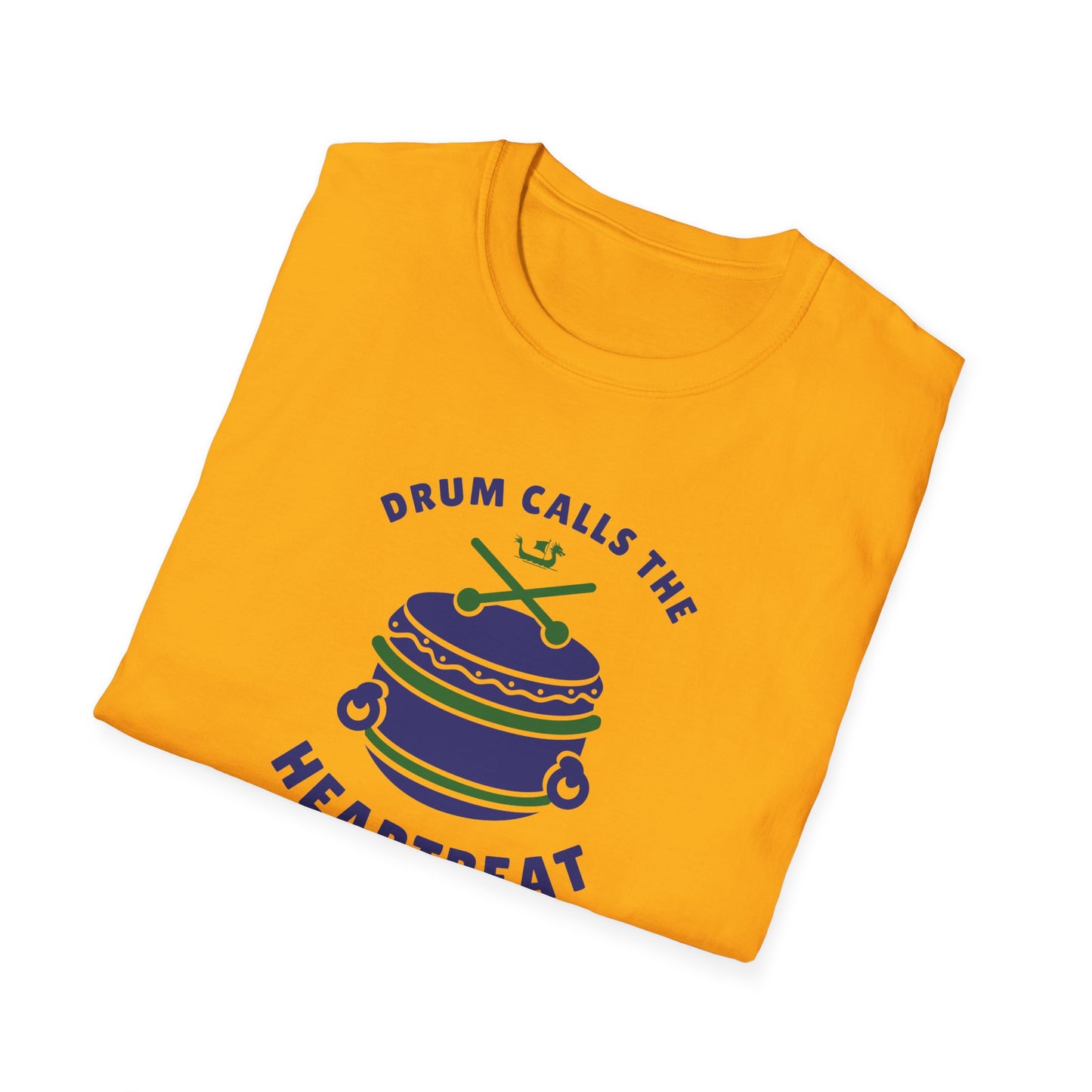 Drum Calls the Heartbeat Dragon Boat T-Shirt | Premium Paddling Tee