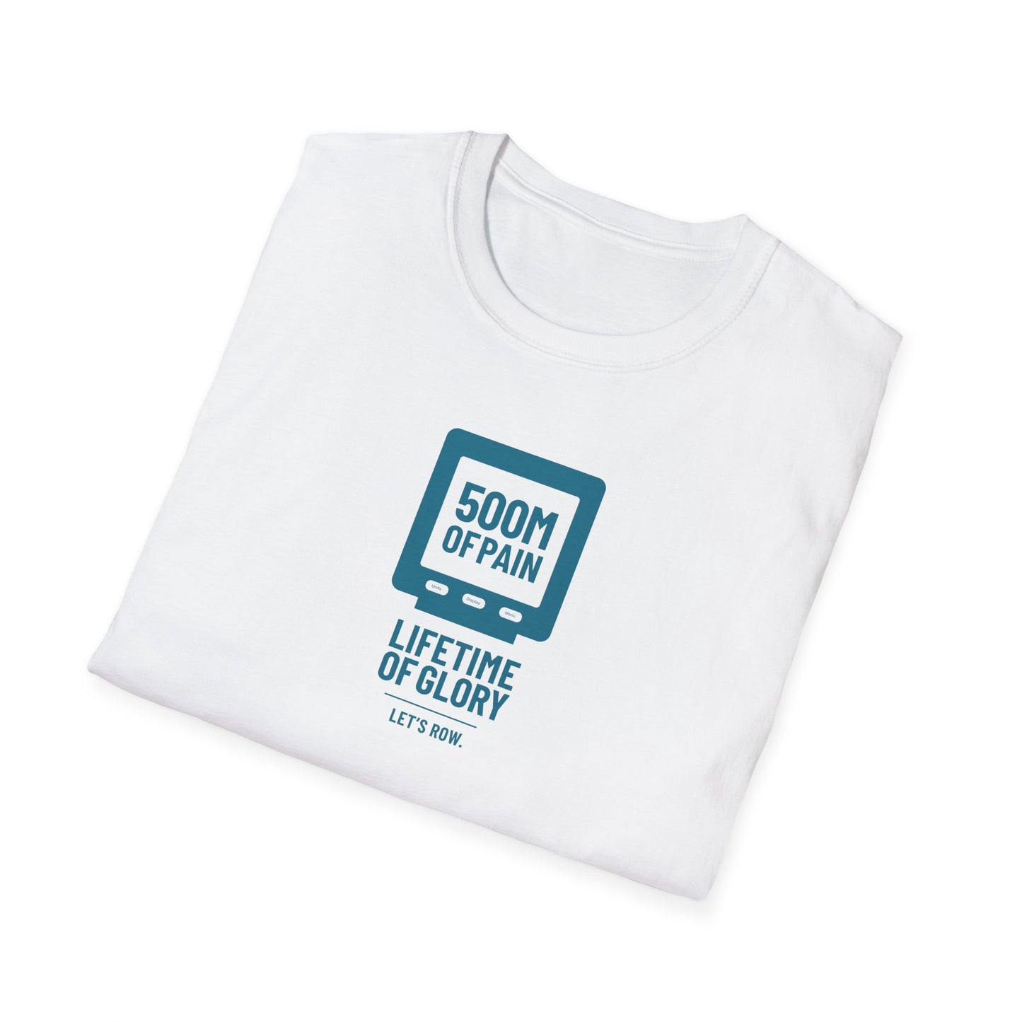 500M of Pain — Vertical Monitor Edition | Premium Rowing Tee