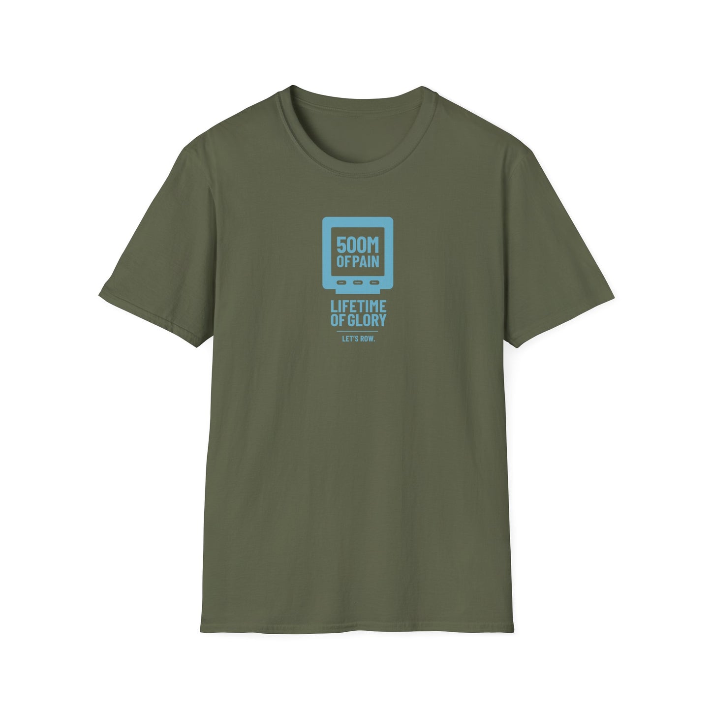 500M of Pain — Vertical Monitor Edition | Premium Rowing Tee