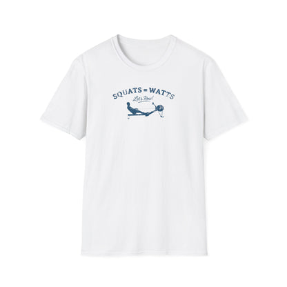 Squats = Watts | Premium Rowing Tee - RR