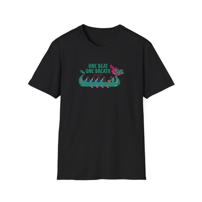 One Beat One Breath Dragon Boat T-Shirt | Premium Paddling Tee - RR