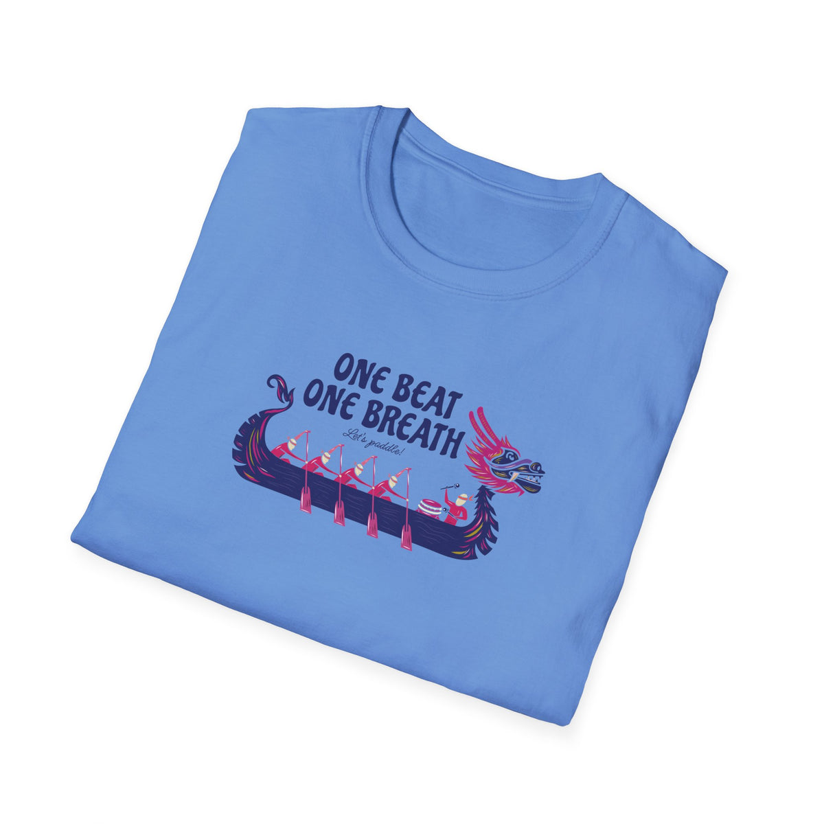 One Beat One Breath Dragon Boat T-Shirt | Premium Paddling Tee - RR