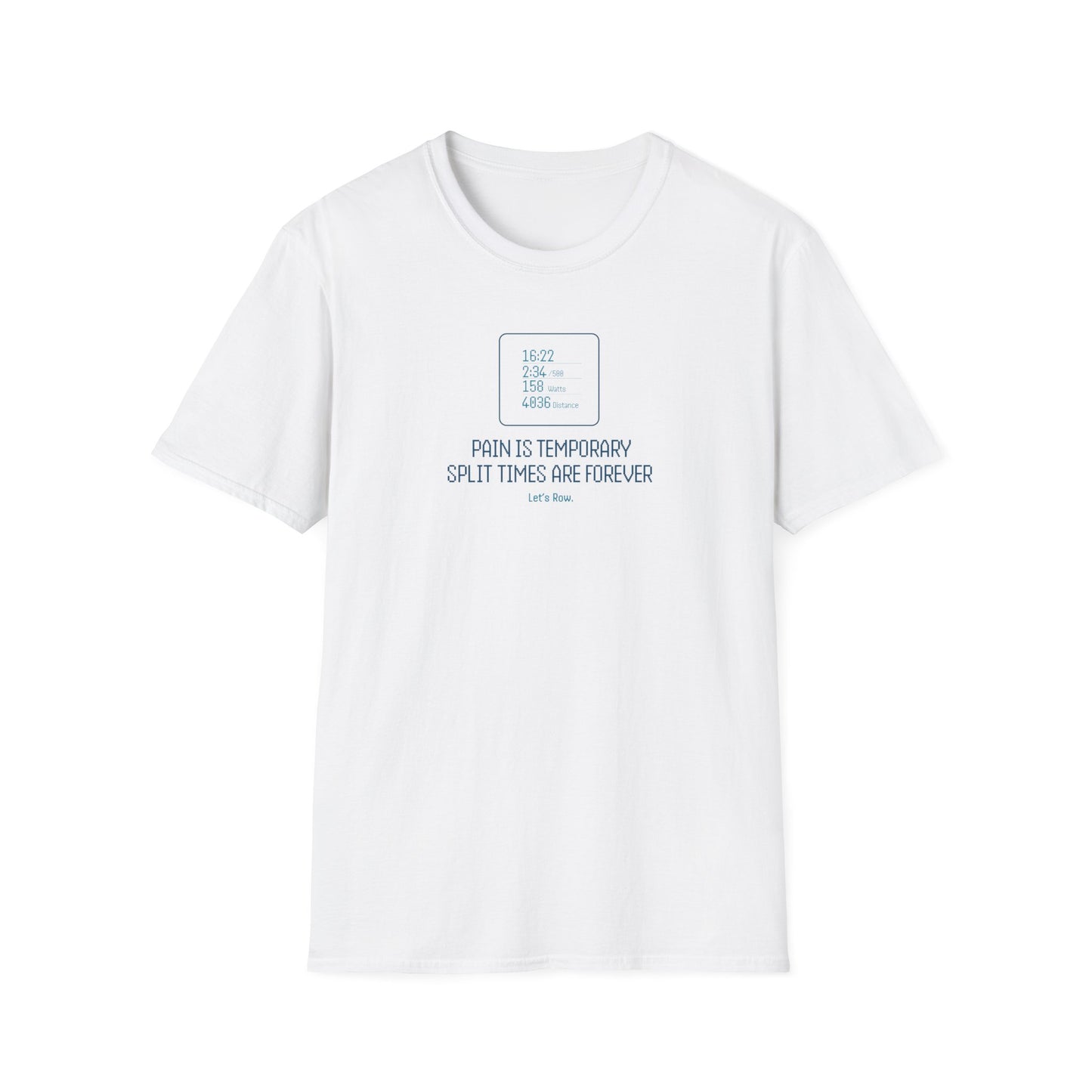 Pain Is Temporary — Split Time Edition | Premium Rowing Tee