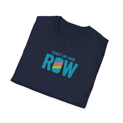 Shut Up and Row — Stripe Icon Edition | Premium Rowing Tee