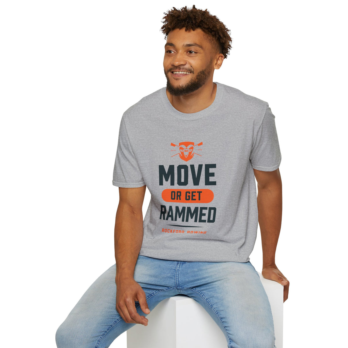 Move Or Get Rammed | Premium Rowing Tee - RR