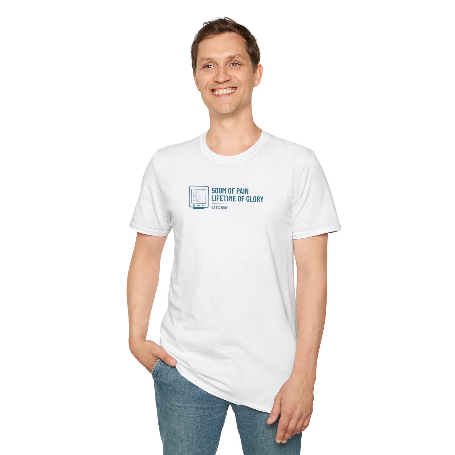 500M of Pain — Split Screen Edition | Premium Rowing Tee