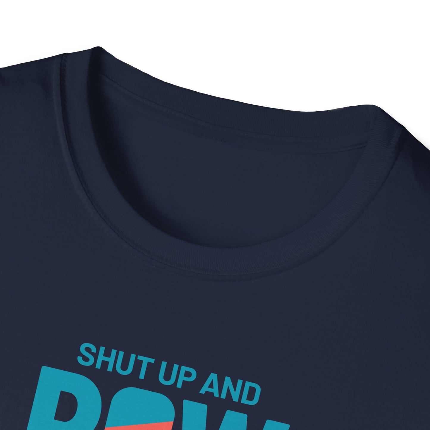 Shut Up and Row — Stripe Icon Edition | Premium Rowing Tee