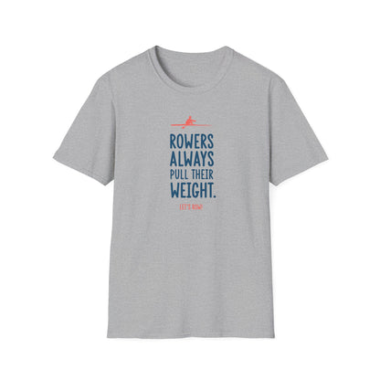 Rowers Always Pull Their Weight — Skiff Silhouette Edition