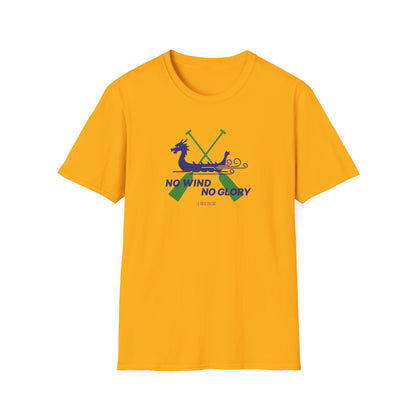 No Wind No Glory | Crossed Paddles Edition | Premium Paddling Tee