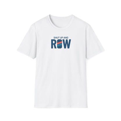 Shut Up and Row — Stripe Icon Edition | Premium Rowing Tee