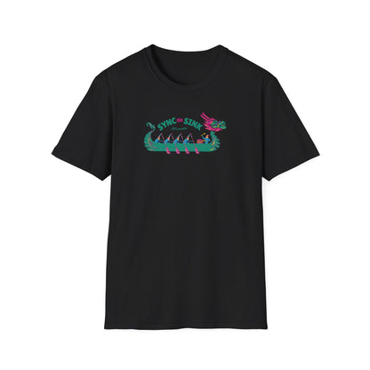 Sync or Sink | Dragon Boat Shirt | Premium Paddling Tee - RR