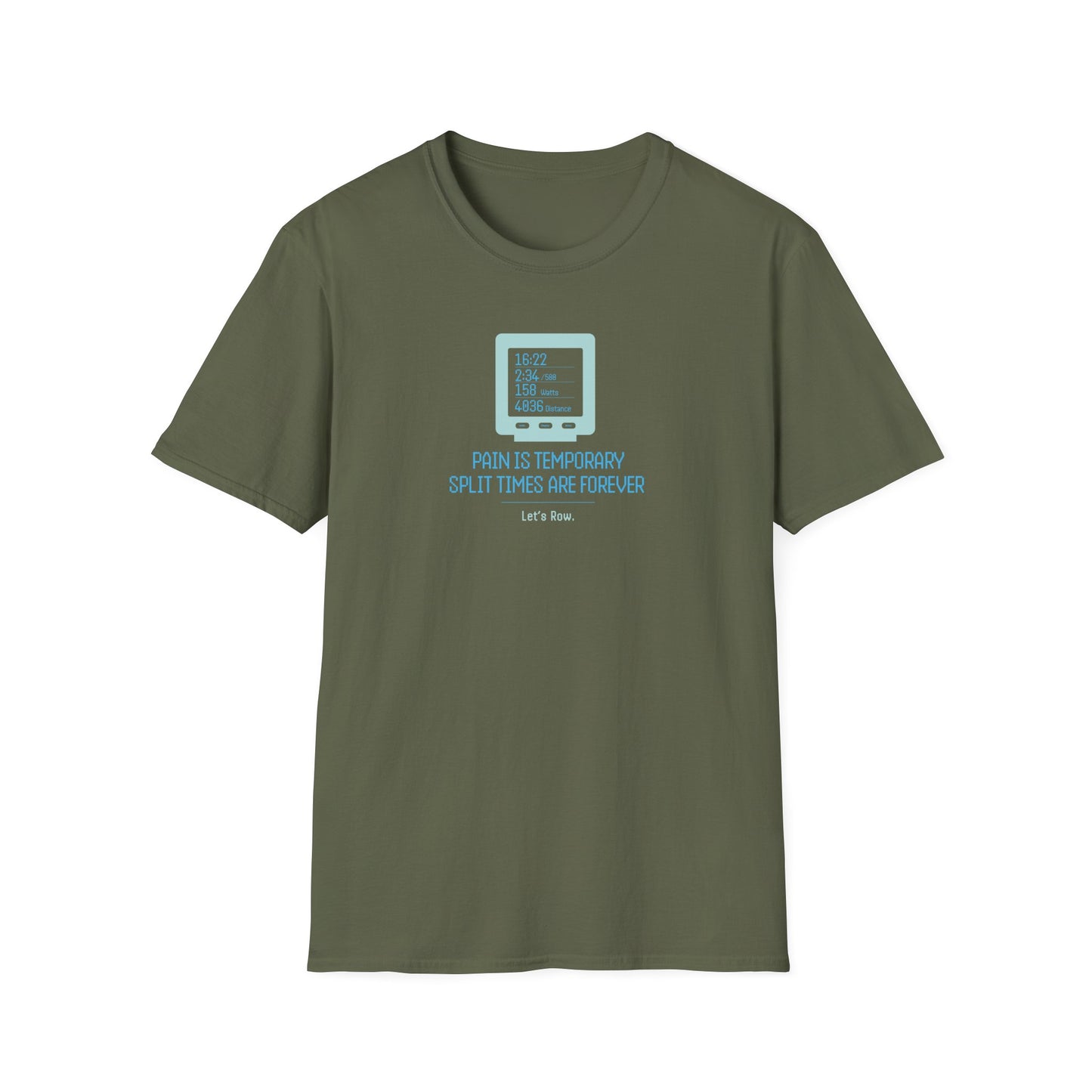 Pain Is Temporary — Monitor Edition | Premium Rowing Tee