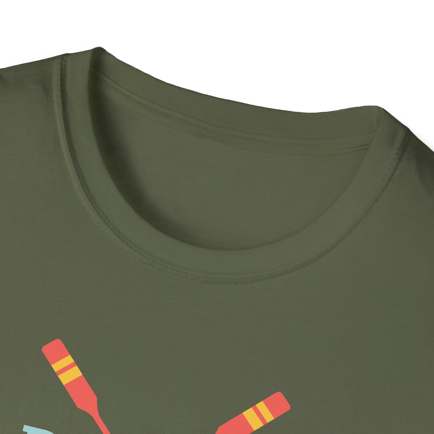 Rowing Gets You Wet — Crossed Oars Edition | Premium Rowing Tee