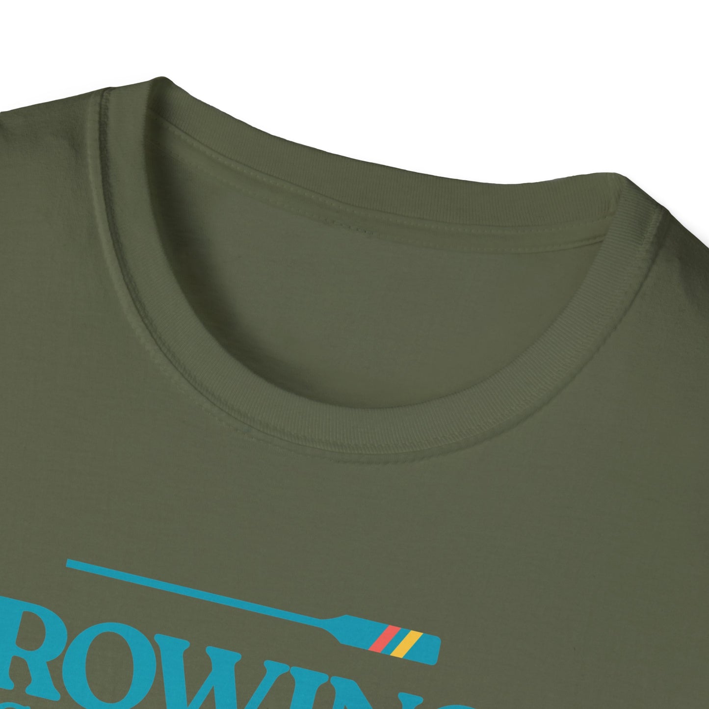 Rowing Gets You Wet — Stripe Oar Edition | Premium Rowing Tee