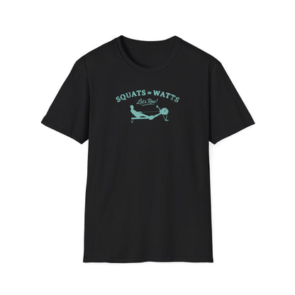 Squats = Watts | Premium Rowing Tee - RR