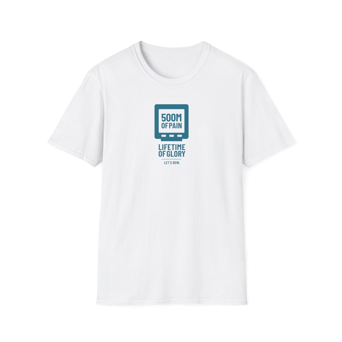 500M of Pain — Vertical Monitor Edition | Premium Rowing Tee
