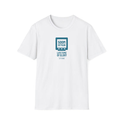 500M of Pain — Vertical Monitor Edition | Premium Rowing Tee