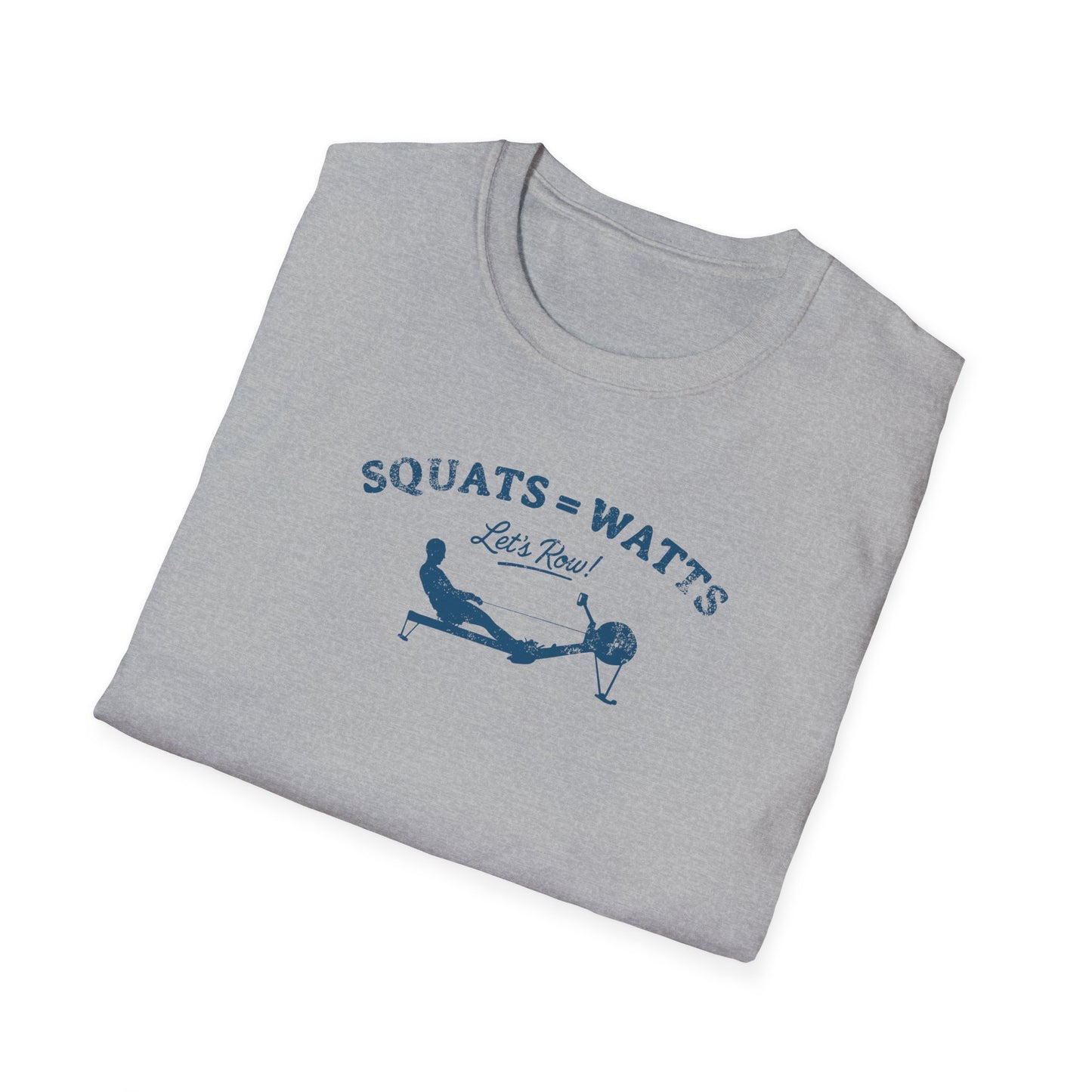 Squats = Watts | Premium Rowing Tee
