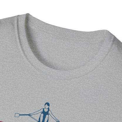 Rowers Do It Harder — Modern Line Edition | Premium Rowing Tee