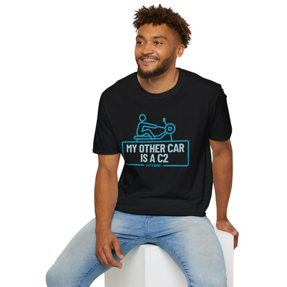 My Other Car Is an Erg — Badge Line Edition | Premium Rowing Tee